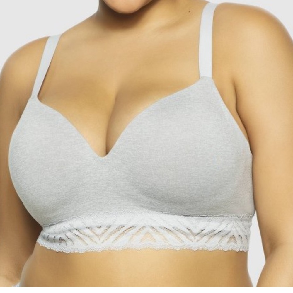NWT Paramour Longline Seamless Bralette 2x